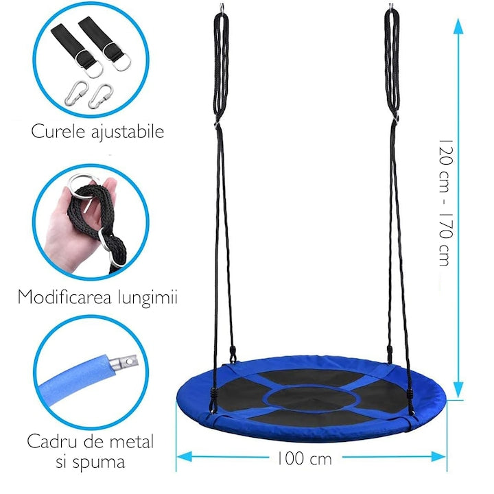 Leagan Copii si Adulti Circular de Exterior KidProtect Swing Circle Leagan Copii si Adulti Circular de Exterior KidProtect Swing Circle